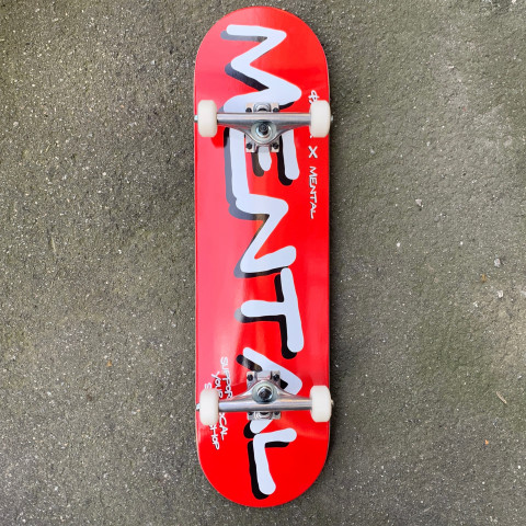 Скейтборд в сборе Mental X Footwork Red 8.375