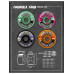 Колеса для скейтборда Spitfire F4 Conical Full Black 99D 54mm
