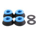 Амортизаторы для скейтборда Bones Soft Set Blue/Black Амортизаторы для скейтборда Bones Soft Set Blue/Black